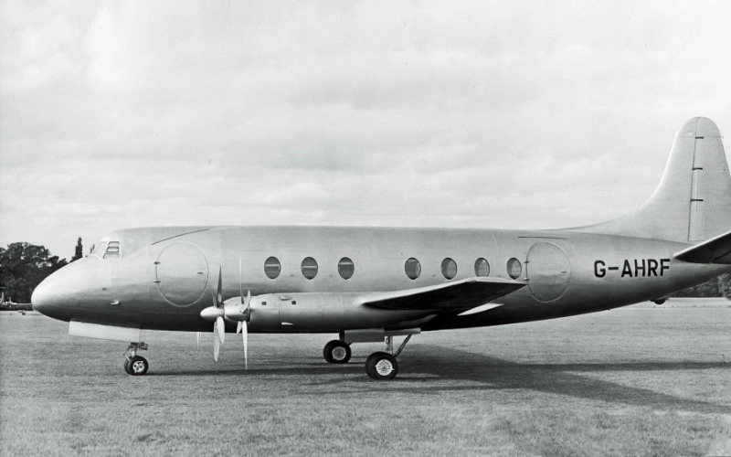 Vickers+Viscount+630+G-AHRF+